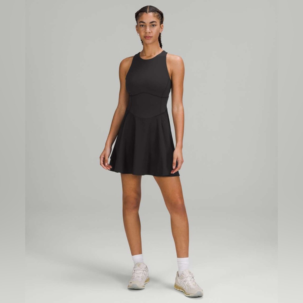 Lululemon Court Crush Dress Black Women’s Size 10